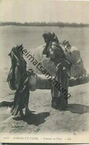 Scenes et Types - Femmes au Puits