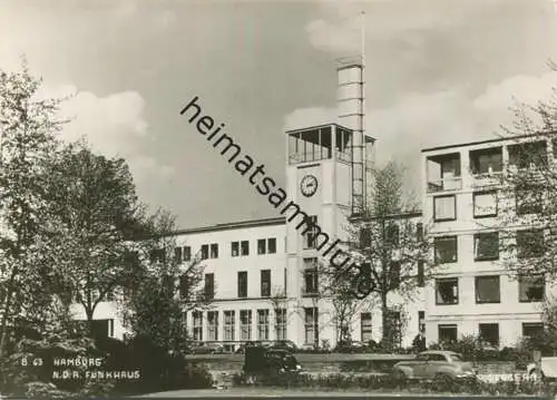 Hamburg - NDR Funkhaus - Foto-AK Grossformat - Verlag H. v. Seggern & Sohn Hamburg