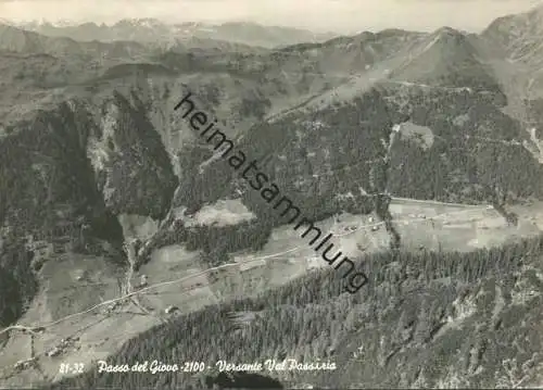 Passo del Giovo - Versante Val Passiria - Jaufenpass - Foto-AK Grossformat gel. 1964