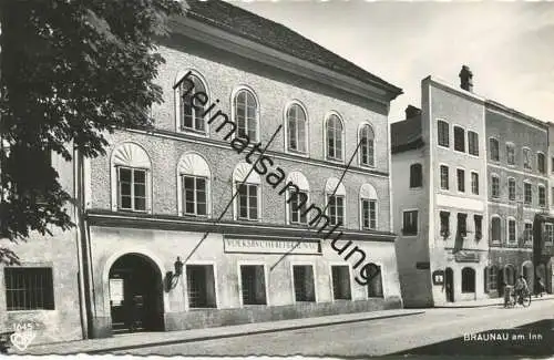 Braunau am Inn Volksbücherei - Foto-AK - Cosy-Verlag Salzburg