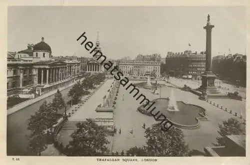 London - Trafalgar Square - Foto-AK
