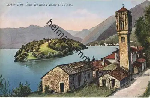 Lago di Como - Isola Comacina e Chiesa S. Giovanni