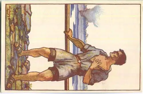 Bundesfeier-Postkarte 1924 - 10 Cts - Aug. Herzog Auslandsschweizer - Zugunsten notleidender Landsleute in der Fremde