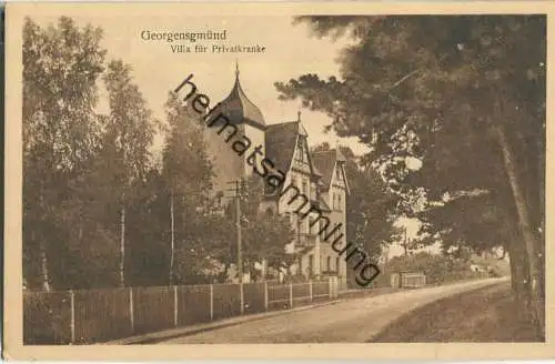 Georgensgmünd - Villa für Privatkranke - Verlag Carl Schuh Georgensgmünd 20er Jahre