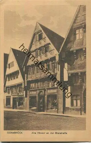 Osnabrück - Alte Häuser an der Bierstrasse