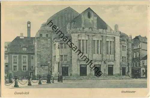 Osnabrück - Stadttheater - Verlag Trinks & Co. GmbH Leipzig 20er Jahre