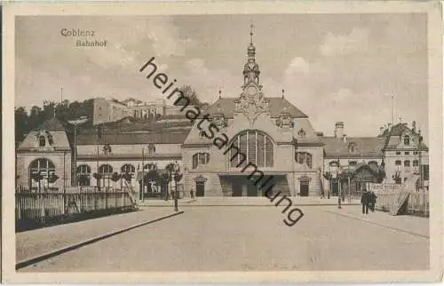Coblenz - Bahnhof - Kaserne 20er Jahre