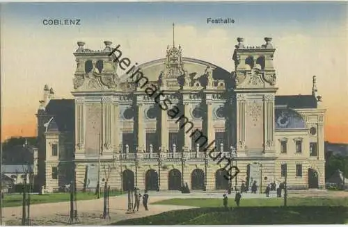 Coblenz - Festhalle - Verlag N. Dienst Bonn 20er Jahre