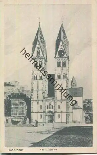 Coblenz - Kastorkirche - Verlag Kosmos Halberstadt 20er Jahre
