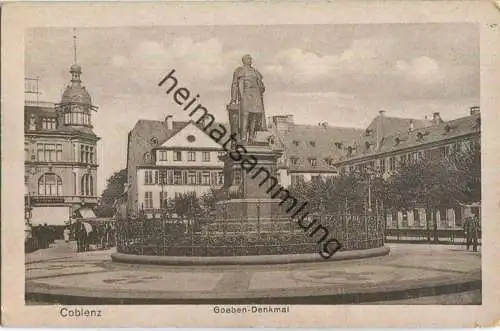 Coblenz - Goeben-Denkmal 20er Jahre