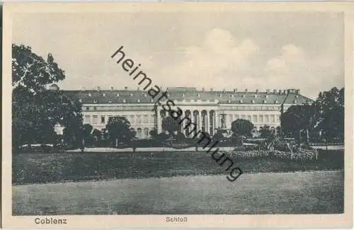 Coblenz - Schloss - Verlag Kosmos Halberstadt 20er Jahre