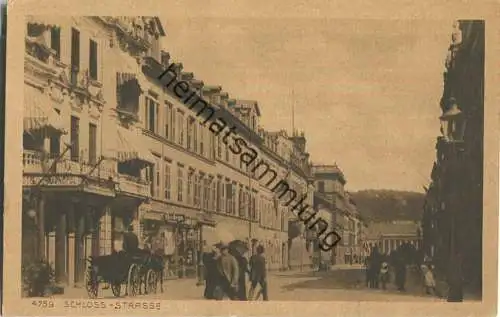 Coblenz - Schlossstrasse mit Blick auf das Schloss - Verlag Karl Rud. Bremer & Co. Köln 20er Jahre