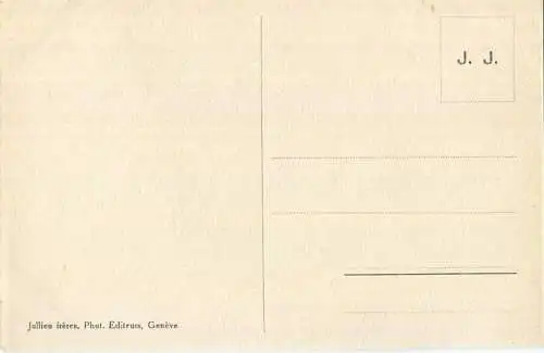 Genf Geneve - Monument Brunswick - Edition Jullien freres Geneve