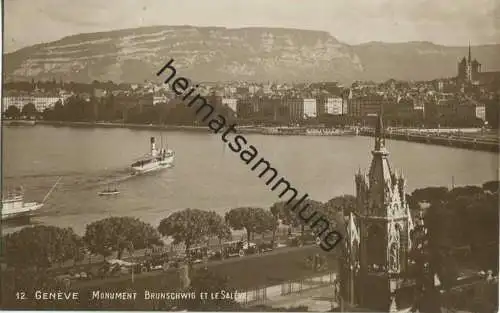 Genf Geneve - Monument Brunswig - Foto-AK - Edition Lebet Geneve