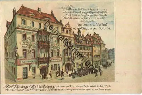 Leipzig - Der Thüringer Hof - Verlag Wetzel & Naumann AG Leipzig