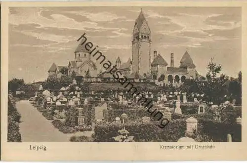 Leipzig - Krematorium mit Urnenhain - Verlag Trenkler & Co Leipzig