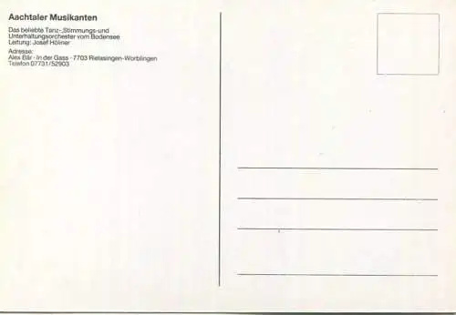 Aachtaler Musikanten - Rielasingen-Worblingen - AK Grossformat