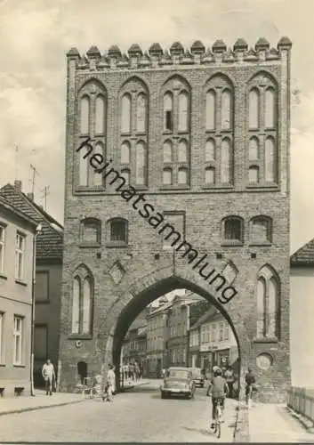 Malchin - Steintor - Foto-AK Grossformat - Verlag VEB Bild und Heimat Reichenbach gel. 1981