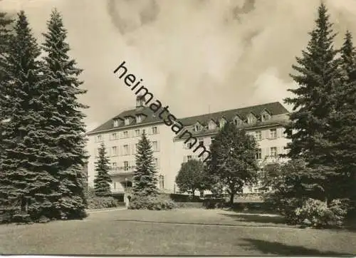 Bad Brambach - Sanatorium Joliot-Curie-Haus - Foto-AK Grossformat - Dick-Foto-Verlag Erlbach