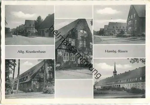 Hamburg-Rissen - Allgemeines Krankenhaus - Verlag W. Franke Hamburg