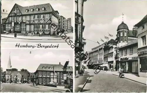 Hamburg-Bergedorf - Gaststätte Stadt Hamburg Inh. Rudolf Schinle - Foto-Ansichtskarte - Verlag Rud. Reher Hamburg