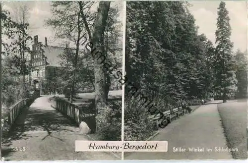 Hamburg-Bergedorf - Schloßpark - Foto-Ansichtskarte - Verlag Rud. Reher Hamburg