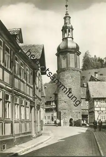 Stolberg - der Marktturm - Foto-AK Grossformat - Heldge-Verlag KG Köthen