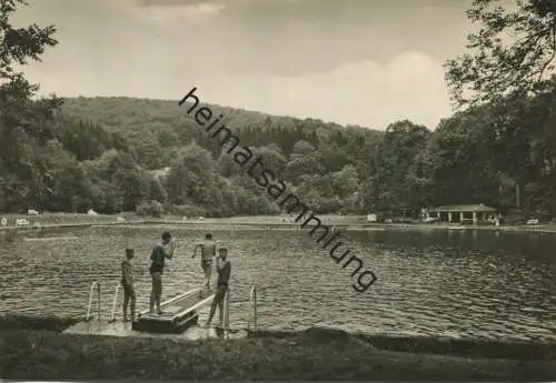 Stolberg - Waldbad - Foto-AK Grossformat - Heldge-Verlag KG Köthen