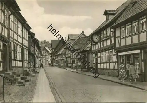 Stolberg - Thomas-Müntzer-Gasse - Foto-AK Grossformat - Heldge-Verlag KG Köthen