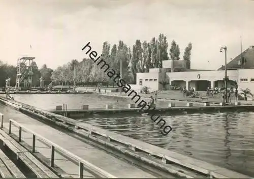 Halberstadt - Sommerbad - Foto-AK Grossformat - Verlag Garloff KG Magdeburg