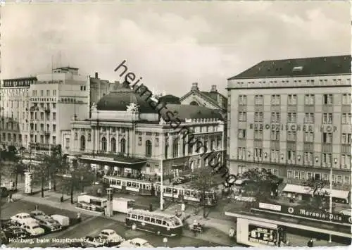 Hamburg - Hauptbahnhof - Straßenbahn - Bus - Foto-Ansichtskarte