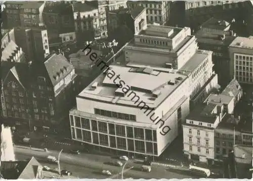 Hamburg - Die neuerbaute Staatsoper - Foto-Ansichtskarte - Verlag Deutsche Luftbild Hamburg-Flughafen