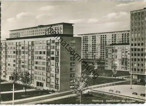 Hamburg-Eimsbüttel - Hochhäuser am Grindel - Foto-Ansichtskarte