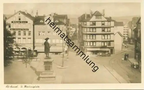 Kassel - St. Martinsplatz - Foto-AK - Verlag Bruno Hansmann Kassel