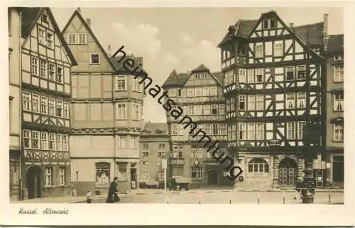 Kassel - Altstadt - Foto-AK - Verlag Bruno Hansmann Kassel