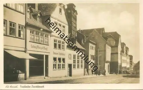 Kassel - Freiheiter Durchbruch - Foto-AK - Verlag Bruno Hansmann Kassel