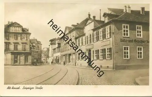 Kassel - Leipziger Straße - Foto-AK - Verlag Bruno Hansmann Kassel