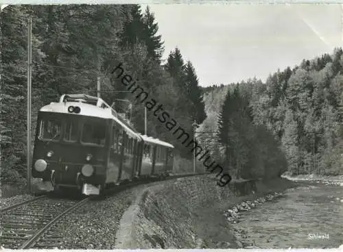 Sihltalbahn - Zürich Selhau Sihlbrugg - Foto-Ansichtskarte