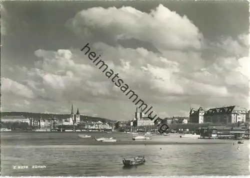 Zürich - Gesamtansicht - Foto-Ansichtskarte - Verlag Beringer & Pampaluchi Zürich