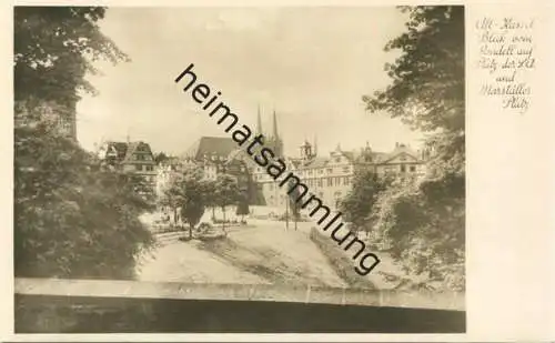 Kassel - Blick vom Rondell auf Platz der S.A. und Marställer Platz - Foto-AK - Verlag Bruno Hansmann Kassel
