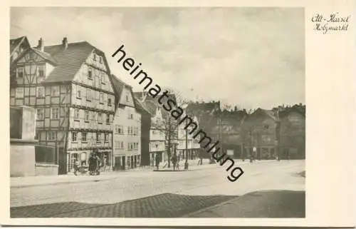 Kassel - Holzmarkt - Foto-AK - Verlag Bruno Hansmann Kassel