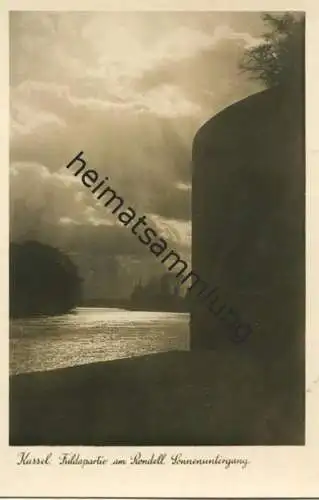 Kassel - Fuldapartie am Rondell - Foto-AK - Verlag Bruno Hansmann Kassel