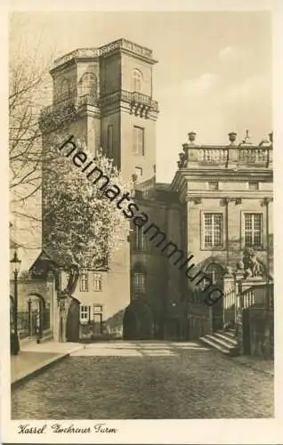 Kassel - Zwehrener Turm - Foto-AK - Verlag Bruno Hansmann Kassel