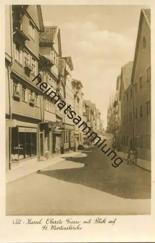 Kassel - Oberste Gasse - Foto-AK - Verlag Bruno Hansmann Kassel