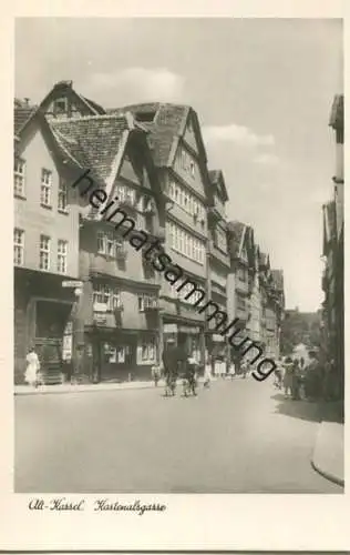 Kassel - Kastenalsgasse - Foto-AK - Verlag Bruno Hansmann Kassel