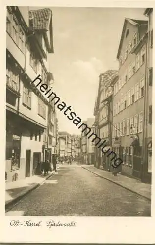 Kassel - Pferdemarkt - Foto-AK - Verlag Bruno Hansmann Kassel