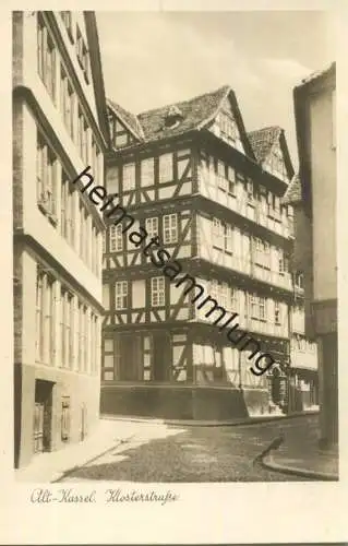 Kassel - Klosterstraße - Foto-AK - Verlag Bruno Hansmann Kassel