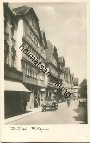 Kassel - Müllergasse - Foto-AK - Verlag Bruno Hansmann Kassel