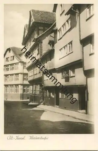 Kassel - Klosterstraße - Foto-AK - Verlag Bruno Hansmann Kassel