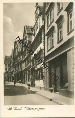 Kassel - Wildemannsgasse - Foto-AK - Verlag Bruno Hansmann Kassel